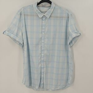 Men's CALVIN KLEIN Cotton Plaid Button Down Shirt